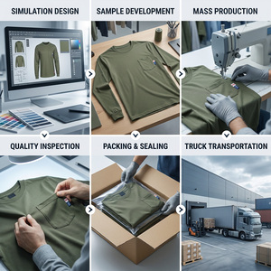Camisa Henley de <span class=keywords><strong>Manga</strong></span> <span class=keywords><strong>Larga</strong></span> Ligera y Resistente al Fuego para <span class=keywords><strong>Hombre</strong></span>, Ropa de Trabajo Ignífuga para Trabajadores de la Construcción - Product Image 6