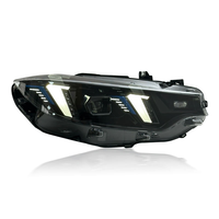 Faros Delanteros Estilo Ojo de Serpiente para BMW Serie 4 F32 M3 F80 M4 F82 2013-2019, Conjunto de Faros LED Delanteros para Automóvil, DRL Amarillo y Blanco