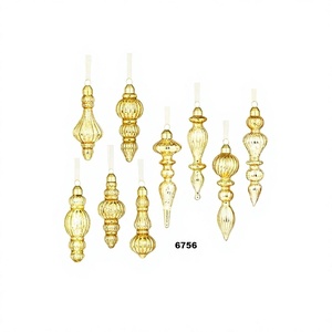 Crystal Christmas Ball & Tree Ornaments Set Hanging New Year & Wedding <b>Party</b> Decor for Decorative Use - Product Image 1