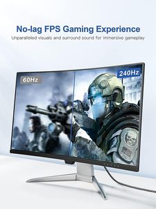 Cable Dockteck DP a DisplayPort 2.1, 8K60Hz 4K144Hz, Cable Dp 2.0 Display Port - Product Image 2