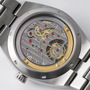 High End Luxury Tourbillon Mechanical <b>Watch</b> Men Premium Silver Dial Openwork <b>Watch</b> For Formal & Casual Wear - Product Image 5