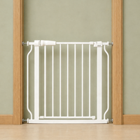 Barrière de sécurité pour bébés, enfants, chiens et chats, pour portes et escaliers, sans perçage, fixation par pression, installation facile