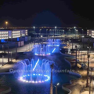 Kuwait Dự Án Thương Mại Trung Tâm Mua Sắm Lớn Motif Ánh Sáng LED Âm Nhạc Nhảy Múa Đài Phun Nước Vườn Đài Phun Nước Ngoài Trời - Product Image 1