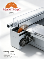 Scie à panneaux CNC automatique MAMIMAC MM6233A MM6233B 380V 24.32KW pour panneaux MDF, panneaux de particules et panneaux à base de bois