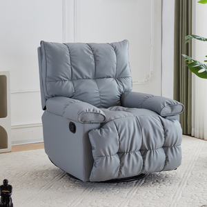 Sillón <span class=keywords><strong>reclinable</strong></span> giratorio contemporáneo multifuncional eléctrico con respaldo ajustable cómodo sillón <span class=keywords><strong>reclinable</strong></span> de cine en casa con reposapiés - Product Image 3