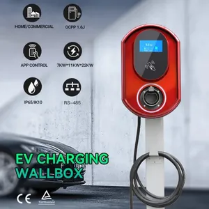 Wallbox Ev Charger Level 2 Electric Car Ev Charging Solar Ev Charging Pile Station 22kW For Electric Car