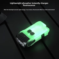 Porte-clés multifonctionnel EDC avec lampe torche 1200LM, lumière de travail magnétique, rechargeable par type C, pour le camping en plein air