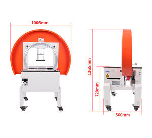 自動テープラッピング包装機工場用Eコマースエクスプレスカートン包装ストラップシーリングマシン - Product Image 4