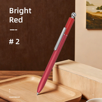 Stylo gel rétractable en métal, multicolores, pour bureau, écriture, logo personnalisé, cadeau étudiant, vente en gros, stylo signature professionnel