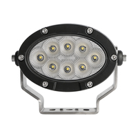 Lumière de travail LED ovale de 5,5 pouces avec support réglable, blanc naturel, pour remorque