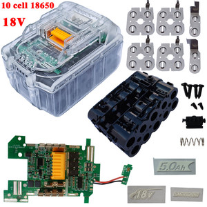 Kit de Batería Transparente Compatible con <span class=keywords><strong>MAKITA</strong></span> <span class=keywords><strong>18V</strong></span> 10 Celdas 18650 - Product Image 2