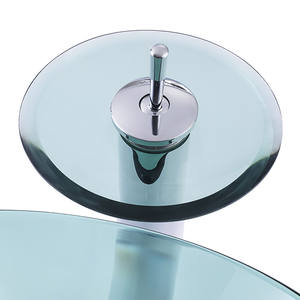 <span class=keywords><strong>Lavabo</strong></span> de Vidrio Transparente Color <span class=keywords><strong>Verde</strong></span> AQ1002 - Product Image 4