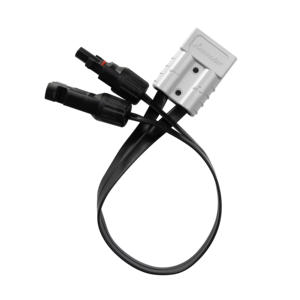 Câble d'extension solaire plat double en PVC de 30 cm de longueur, certifié CE, étanche, pour passage par fenêtre et porte, avec connecteur MC vers prise d'alimentation - Product Image 3