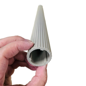 Tùy chỉnh <span class=keywords><strong>PVC</strong></span> nhựa đùn hồ sơ lan can bao gồm các thành phần trong nhà ngoài trời trang trí TRIM cho cầu thang ban công siêu thị - Product Image 1