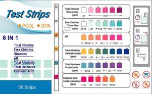 <span class=keywords><strong>Kit</strong></span> de Prueba de Calidad del Agua 7 en 1, Multiparámetro, <span class=keywords><strong>PH</strong></span>, EC, CF, TDS (ppm), para Peceras y Estanques - Product Image 6