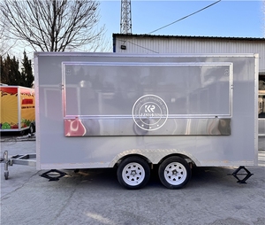 Camion de nourriture mobile commercial à vendre Pizza Burger Crème glacée Café Remorque alimentaire - Product Image 3