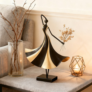 Scultura <span class=keywords><strong>di</strong></span> Ballerina in Metallo, Ornamento Artistico Personalizzato, Vaso Decorativo per Casa, Ufficio e Soggiorno, Regalo Direttamente dalla Fabbrica - Product Image 4