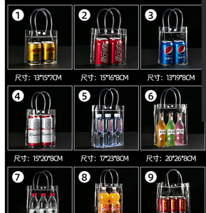 Groothandel Heldere Pvc Verpakking Reizen Boodschappentas Op Maat Logo Kleine Grote Pvc Transparante Draagtas - Product Image 6