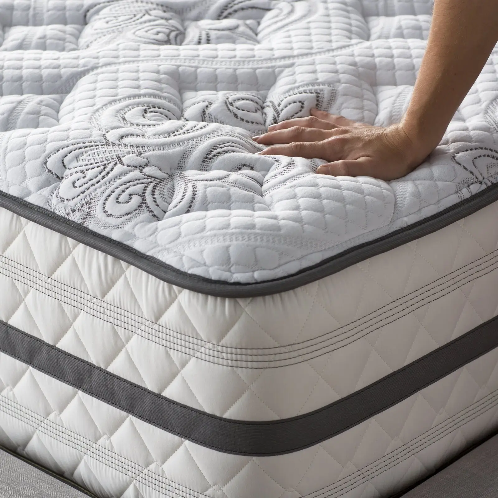 Toutes les tailles sont disponibles taille et euro top luxe type matelas matelas poche ressort matelas 2021 hôtel utiliser gel mousse à mémoire