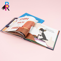 Libro de cuentos para niños de tapa dura con impresión personalizada de alta calidad, venta al por mayor, libros de cartón de papel artístico, cubierta dura de papel offset