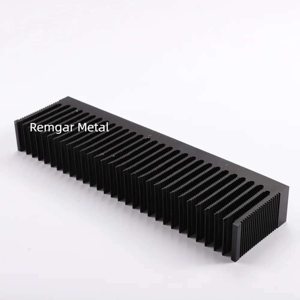 factory customized anodized 6061T6 6063T5 cnc milling hollow extruded heatsink extrusion heat sink industrial aluminum profile