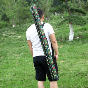 Bolsa para cañas de pescar, 1,25 M, correa para el hombro de lona de camuflaje, almacenamiento de aparejos impermeable para pesca al aire libre - Product Image 1