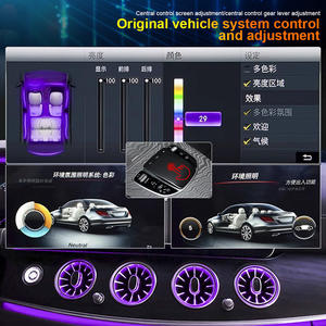 Kits d'intérieur de buse de turbine pour <span class=keywords><strong>Mercedes</strong></span> Benz <span class=keywords><strong>Classe</strong></span> C/<span class=keywords><strong>GLC</strong></span>/<span class=keywords><strong>Classe</strong></span> E W213 W205 X253 LED 64 lumière ambiante évent lampe décorative - Product Image 5