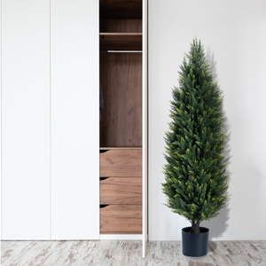 36 inch nhân tạo tuyết tùng cây cảnh cây giả cây cho ngoài trời trước hiên trang trí - Product Image 5