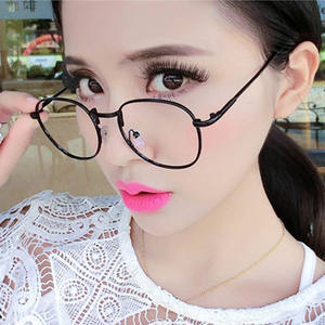 Monture de lunettes Prince Mirror ronde en métal, style rétro, unisexe, verres plats, tendance mode, pour adultes, toutes formes de visage - Product Image 5