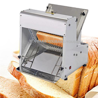 Équipement commercial de trancheuse de pain automatique de haute qualité utilisé pour le tranchage de pain grillé boulangeries restaurants pour oeuf de lait de farine de maïs