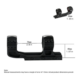 ขาตั้งกล้องแบบ Cantilever ยี่ห้อ BANGBANG สำหรับท่อขนาด 34 มม. พร้อมฐานขนาด 20 มม. และความสูงตรงกลาง 1.57 นิ้ว สำหรับการล่าสัตว์และกิจกรรมกลางแจ้ง - Product Image 4