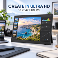Écran portable 4K UHD IPS de 18,4 pouces pour le travail de retouche photo, le flux de travail et les jeux