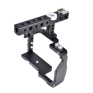 Jaula para Cámara YELANGU C6-B para <span class=keywords><strong>SONY</strong></span> A6000 A6300 <span class=keywords><strong>A6400</strong></span> A6500 con Zapata y Asa Superior - Product Image 2