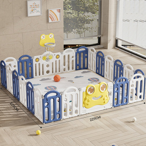 Recinto Pieghevole in Plastica per Bambini, Box Portatile per Giochi Interni ed Esterni, Cancello di Sicurezza per Bambini e Neonati - Product Image 1