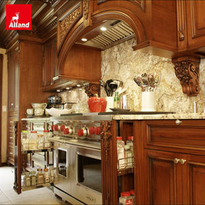 Allandgroup Organizing Ideas - Juego de Muebles de Cocina Rústicos y Tradicionales Estilo Campestre de los Años 70 con Islas y Estufa - Product Image 1