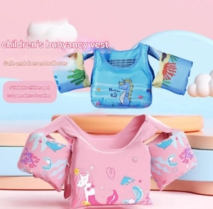 <strong>Infant</strong> Children's Canvas Buoyancy Arm Ring Floating Water Sleeve for Learning Swim Life Jacket Vest Outdoor Surfing Activities - Product Image 6
