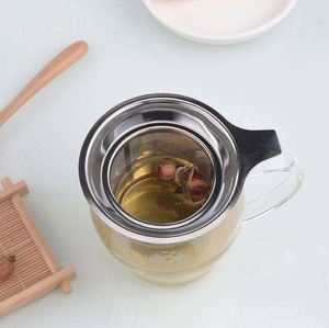 Reusable Portable 304 Stainless Steel Eco-Friendly <b>Infuser</b> With Handle Loose Filter Strainers <b>Tea</b> Accessories - Product Image 2