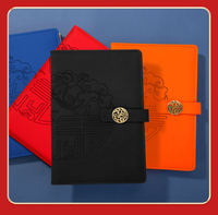 Cahiers personnalisés avec logo d'entreprise, 200 pages, bloc-notes de bureau avec stylo, parapluie, ensemble cadeau de bloc-notes d'affaires 4 en 1