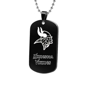 Vente en gros de colliers à chaîne pour hommes New Orleans Saints Championship Fashion Football Nf <span class=keywords><strong>l</strong></span> Team Logo Pendant Necklace - Product Image 5