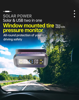 Système de surveillance de la pression des pneus T14 TPMS universel numérique Alarme de sécurité automobile Capteur de jauge externe et interne de voiture