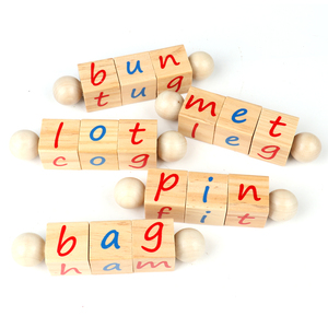 Venta al por mayor de <span class=keywords><strong>ortografía</strong></span> bloque sólido Juegos Juguetes promoción DIY significativa de niños cognitivo carta juguetes edu - Product Image 3