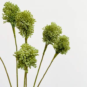 Fleurs artificielles, petites bulbes d'oignon individuels, décorations en caoutchouc souple, têtes de pissenlit, accessoires pour arrangements végétaux domestiques - Product Image 1