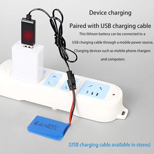 Pin máy bay không người lái <span class=keywords><strong>3</strong></span>.7V 780mAh 25C dành cho máy bay điều khiển từ xa/xe đồ chơi/robot bay, Model 603048, Li-Polymer sạc lại được - Product Image 5