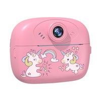 Cámara Digital Portátil D800 para Niños con Papel de Impresión, Juguetes de Impresión Instantánea, Impresora Térmica Instantánea para Niños, Cámara DIY