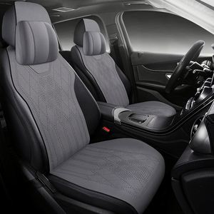 Tapis de selle universel en suède respirant 24 pièces pour toutes les saisons, modèle exclusif transfrontalier, best-seller Amazon pour voiture modifiée - Product Image 3