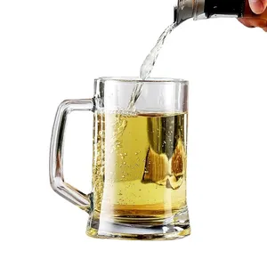 Gegraveerde Glazen Bierpul 13.75 Oz Grote Drinkbekers Voor Thee