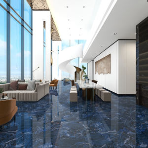 Carreaux de pierre de luxe Guangdong Foshan 750X1500 sol en marbre cloisonné en jade froid mur de fond en ardoise verte moderne pour l'intérieur - Product Image 2