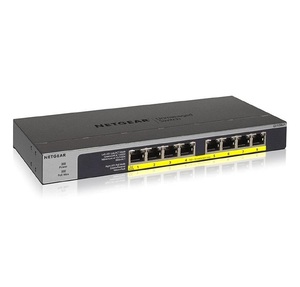 Commutateur non géré Gigabit Série GS108LP Commutateur non géré Ethernet Gigabit 8 ports <span class=keywords><strong>PoE</strong></span> + avec FlexPoE (60W) - Product Image 1