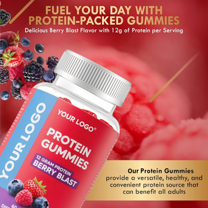 פרטי תווית וניל נקי 50 ק "ג יצרני חדר כושר 100 בתפזורת התרכיז לבודד לחלבון gummies לגברים - Product Image 4