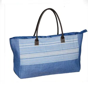 בעבודת יד פשוט אופנה קש ספרד Desigual בד Tote תיק חדש סגנון Tote שקיות למכירה